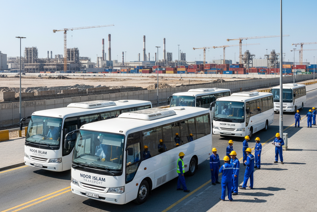 Book Quality Transportation Service For Industrial Staff Across the UAE