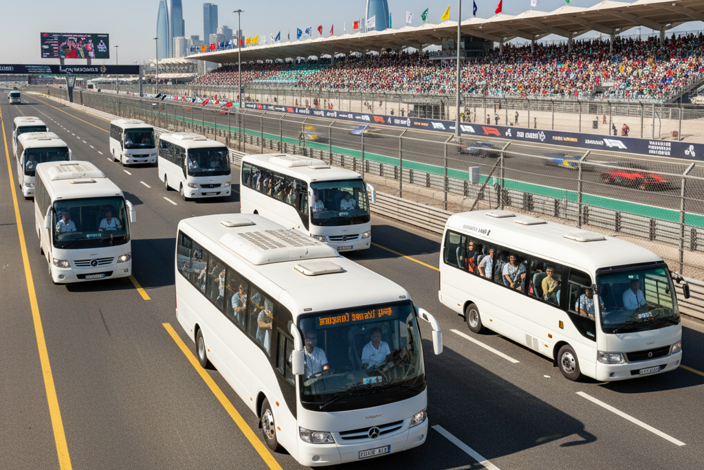 Abu Dhabi F1 Transport Service | Van, Minibus & Coach Hire